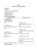 Giáo án Toán 4 chương 1 bài 1: Ôn tập các số đếm 100,000