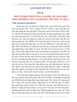 MỘT VÀI BIỆN PHÁP NÂNG CAO HIỆU QUẢ DẠY HỌC THEO MÔ HÌNH VNEN TẠI TRƯỜNG TIỂU HỌC VŨ HÒA 2