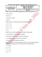 Đề kiểm tra định môn vật lí nhóm toán lí hóa anh 20002