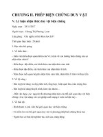 Bài soạn giảng môn triết học