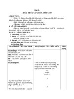 Giáo án Toán 4 chương 1 bài 2: Biểu thức có chứa một chữ