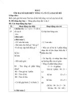 Giáo án Toán 4 chương 5 bài 1: Tìm 2 số khi biết tổng và tỉ của 2 số đó