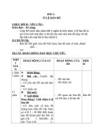 Giáo án Toán 4 chương 5 bài 2: Tỉ lệ bản đồ