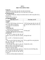 Giáo án Toán 4 chương 4 bài 3: Diện tích hình thoi