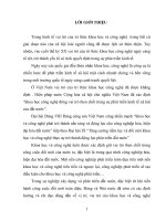 tiểu luận môn chính trị học phát triển - vai trò của tri thức khoa học đối với phát triển kinh tế