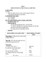 Giáo án Toán 4 chương 2 bài 2: Nhân với số có tận cùng là chữ số 0