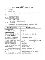 Giáo án Toán 4 chương 2 bài 2: Nhân với số có một chữ số