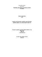 Thiết kế bộ điều khiển mờ để điều khiển động cơ tích hợp ổ đỡ từ 
