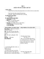 Giáo án Toán 4 chương 2 bài 2: Nhân với số có một chữ số