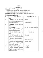 Giáo án Toán 4 chương 1 bài 12: Giây, thế kỉ