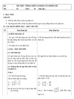 Giáo án Toán 5 chương 1 bài 2: Ôn tập Tính chất cơ bản của phân số