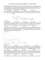 TUYỂN 100 câu bài tập TRẮC NGHIỆM Hóa Học từ các CAO THỦ