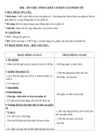 Giáo án Toán 5 chương 1 bài 2: Ôn tập Tính chất cơ bản của phân số