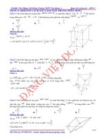 [HOT] Ngân hàng ĐỀ Trắc Nghiệm TOÁN HÌNH KHOẢNG CÁCH TRONG KHÔNG GIAN File Word Có hướng dẫn Giải chi tiết