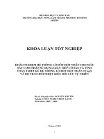 KHẢO NGHIỆM HỆ THỐNG LÒ ĐỐT HỘT NHÃN CHO MÁY SẤY CƠM NHÃN SỬ DỤNG GIÁN TIẾP CÓ SẴN VÀ TÍNH TOÁN THIẾT KẾ HỆ THỐNG LÒ ĐỐT HỘT NHÃN 15 kgh VÀ BỘ TRAO ĐỔI NHIỆT KIỂU ĐỐI LƯU TỰ NHIÊN