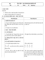 Giáo án Toán 5 chương 1 bài 3: Ôn tập So sánh hai phân số