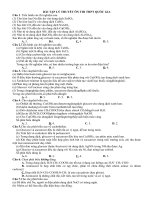 BÀI TẬP TỔNG HỢP LÝ THUYẾT HAY ÔN THI THPT HÓA HỌC