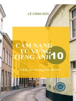 CẨM NANG TỪ VỰNG TIẾNG ANH 10 (SÁCH CŨ)