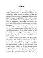 Tiểu luận cao học quan hê quốc tế đường lối cải cách kinh tế