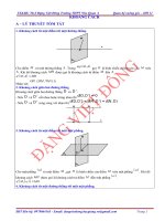 HOT Ngân hàng ĐỀ Trắc Nghiệm TOÁN HÌNH KHOẢNG CÁCH TRONG KHÔNG GIAN (File Word Có LỜI GIẢI chi tiết)
