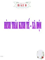 BÀI GIẢNG điện tử TRIẾT học   các HÌNH THÁI KINH tế xã hội