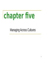 chapter 5 Managing Across Cultures