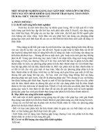 MỘT SỐ KINH NGHIỆM GIẢNG DẠY GIÚP HỌC SINH LỚP 8 TRƯỜNG THCS NGUYỄN BỈNH KHIÊM GIẢI THÀNH THẠO DẠNG TOÁN PHÂN TÍCH ĐA THỨC THÀNH NHÂN TỬ