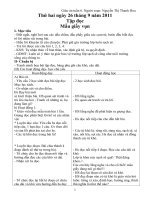 Giáo án tuần 6 lớp 2