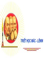 BÀI GIẢNG điện tử TRIẾT học   CHUYÊN đề vật CHẤT, ý THỨC