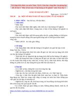 Giáo án tích hợp đại số 7 tiết 28 một số bài toán về đại lượng tỉ lệ nghịch 2017