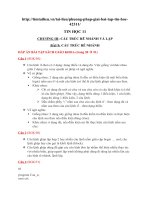 Giai Bai tap trong Sach Bai tap Tin 11