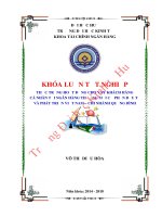 Thực trạng hoạt động cho vay khách hàng cá nhân tại ngân hàng thương mại cổ phần đầu tư và phát triển việt nam   chi nhánh quảng bình