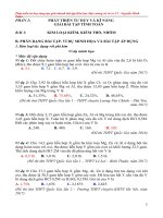 CHUYÊN ĐỀ 2    PHẦN 2  BÀI TẬP PHÁT TRIỂN TƯ DUY VÀ KĨ NĂNG GIẢI BÀI TẬP TÍNH TOÁN