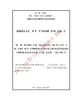 Mở rộng hoạt động huy động tiền gửi tiết kiệm tại phòng giao dịch ngân hàng chính sách xã hội thị xã hương thủy  
