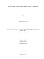 ĐA DẠNG HÓA SẢN PHẨM ĐẬU PHỘNG CHIÊN CHÂN KHÔNG