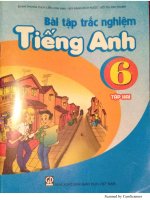 Bài tập trắc nghiệm tiếng anh 6  tập 2