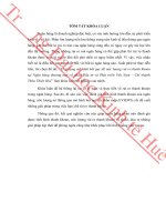 Ứng dụng mô hình hồi quy để ước lượng rủi ro thanh khoản tại ngân hàng thương mại cổ phần đầu tư và phát triển việt nam – chi nhánh thừa thiên huế 