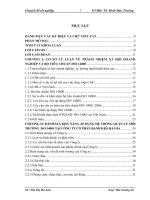 Nghiên cứu khả năng áp dụng hệ thống quản lý môi trường ISO 14001 tại Công ty Cổ phần bánh kẹo Hải Hà