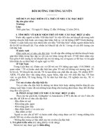 MÔ ĐUN 15 ĐẶC ĐIỂM CỦA TRẺ CÓ NHU CẦU ĐẶC BIỆT