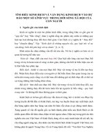 TÀI LIỆU THAM KHẢO   tìm HIỂU KINH DỊCH và vận DỤNG KINH DỊCH vào dự báo một số LĨNH vực TRONG đời SỐNG xã hội của CON NGƯỜI