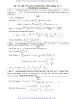 Tuyển tập 110 bài toán hình học giải tích phẳng oxy