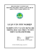 NGHIÊN CỨU VÀ XÂY DỰNG HỆ THỐNG ĐẤU GIÁ TRỰC TUYẾN TRÊN Yii FRAMEWORK