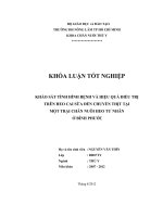 KHẢO SÁT TÌNH HÌNH BỆNH VÀ HIỆU QUẢ ĐIỀU TRỊ TRÊN HEO CAI SỮA ĐẾN CHUYỂN THỊT TẠI MỘT TRẠI CHĂN NUÔI HEO TƯ NHÂN Ở BÌNH PHƯỚC