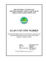 XÂY DỰNG HỆ THỐNG QUẢN LÝ, ĐẶT MÓN ĂN VÀ QUẢNG CÁO SẢN PHẨM TRONG NHÀ HÀNG DỰA TRÊN CÔNG NGHỆ ANDROID – LIFERAY PORTAL