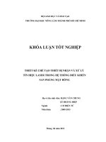 THIẾT KẾ CHẾ TẠO THIẾT BỊ NHẬN VÀ XỬ LÝ TÍN HIỆU LASER TRONG HỆ THỐNG ĐIỀU KHIỂN SAN PHẲNG MẶT ĐỒNG