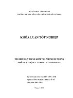 TÌM HIỂU QUY TRÌNH KIỂM TRA NHANH HỆ THỐNG NHIÊN LIỆU ĐỘNG CƠ DIESEL COMMON RAIL