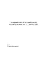 TÍNH TOÁN THIẾT KẾ BÁNH RĂNGGIẢI THÍCH CÁC THÔNG SỐPHIBA