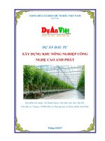 Xây dựng Khu nông nghiệp công nghệ cao Anh Phát Hà Nội  www.duanviet.com.vn  0918755356