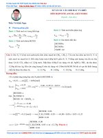 bài toán hỗn hợp este ancol axit fomic