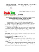 Tờ trình Chủ trương đầu tư Dự án Khu bảo tồn dược liệu quý kết hợp tham quan du lịch tại Phú Quốc  www.duanviet.com.vn  0918755356